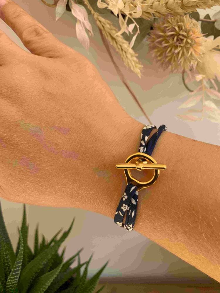 Bracelet Liberty Capel marine fermoi bijou