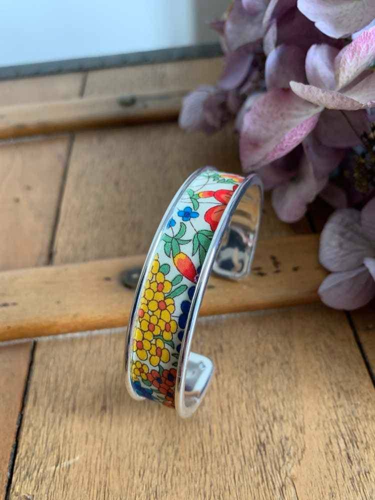 Manchette argentée Liberty Margaret Annie