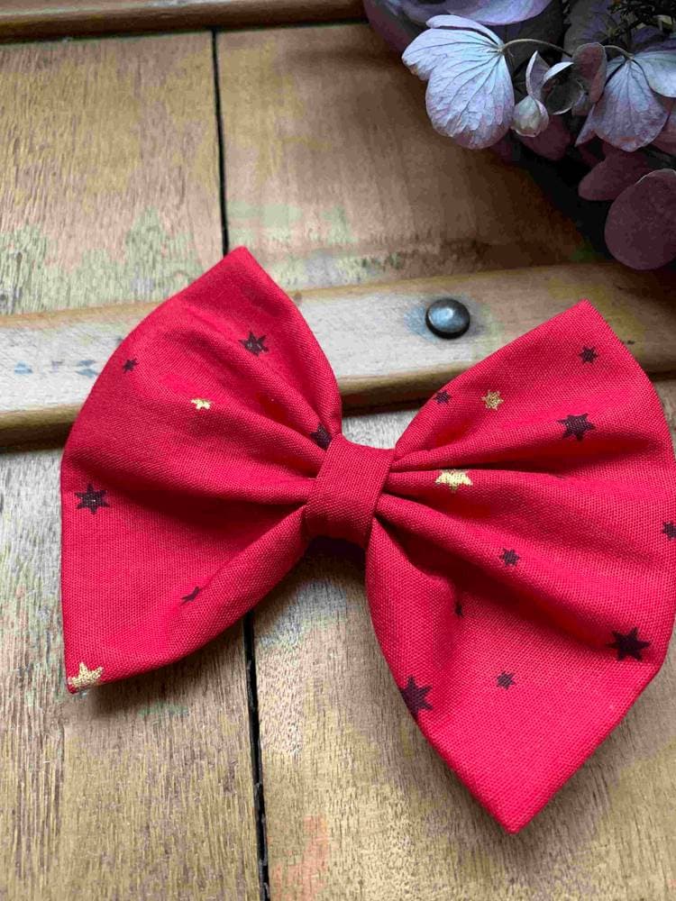 Barrette Noël étoilé XL Papillon