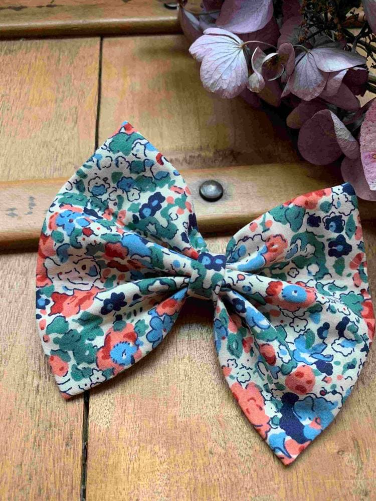 Barrette Liberty Claire Aude ardoise XL Papillon