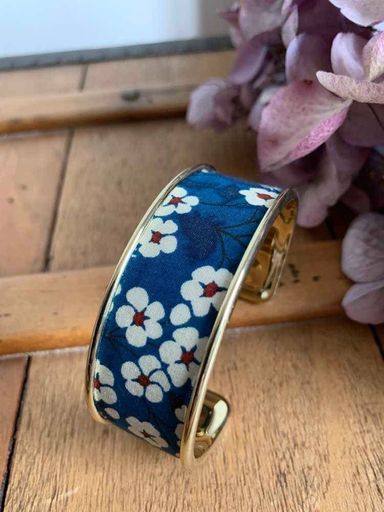 Manchette dorée Liberty Mitsi