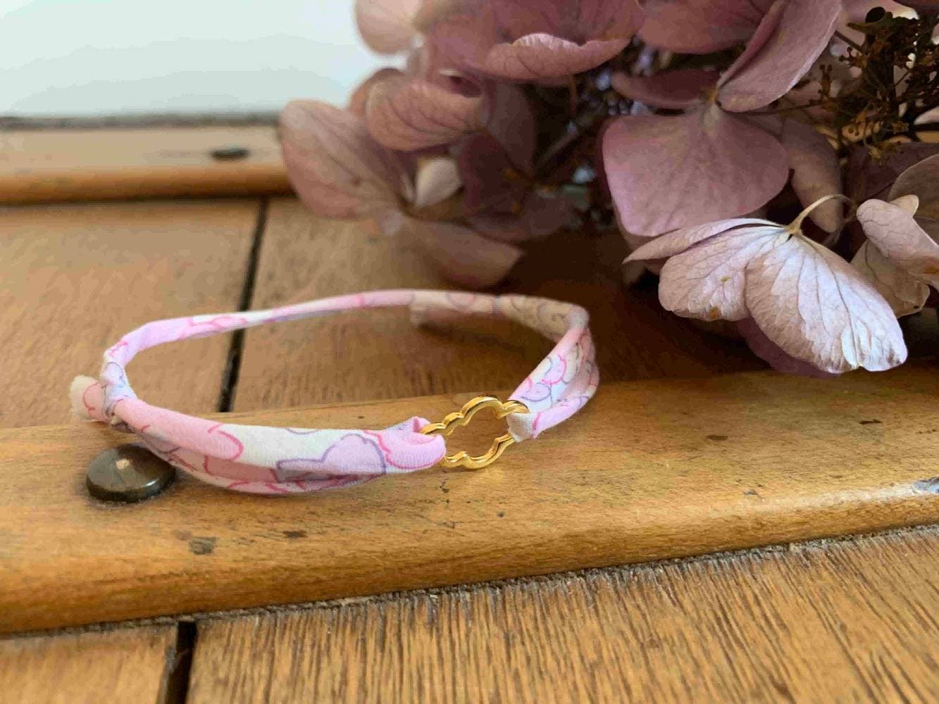 Bracelet Liberty Betsy Buvard petit nuage doré 