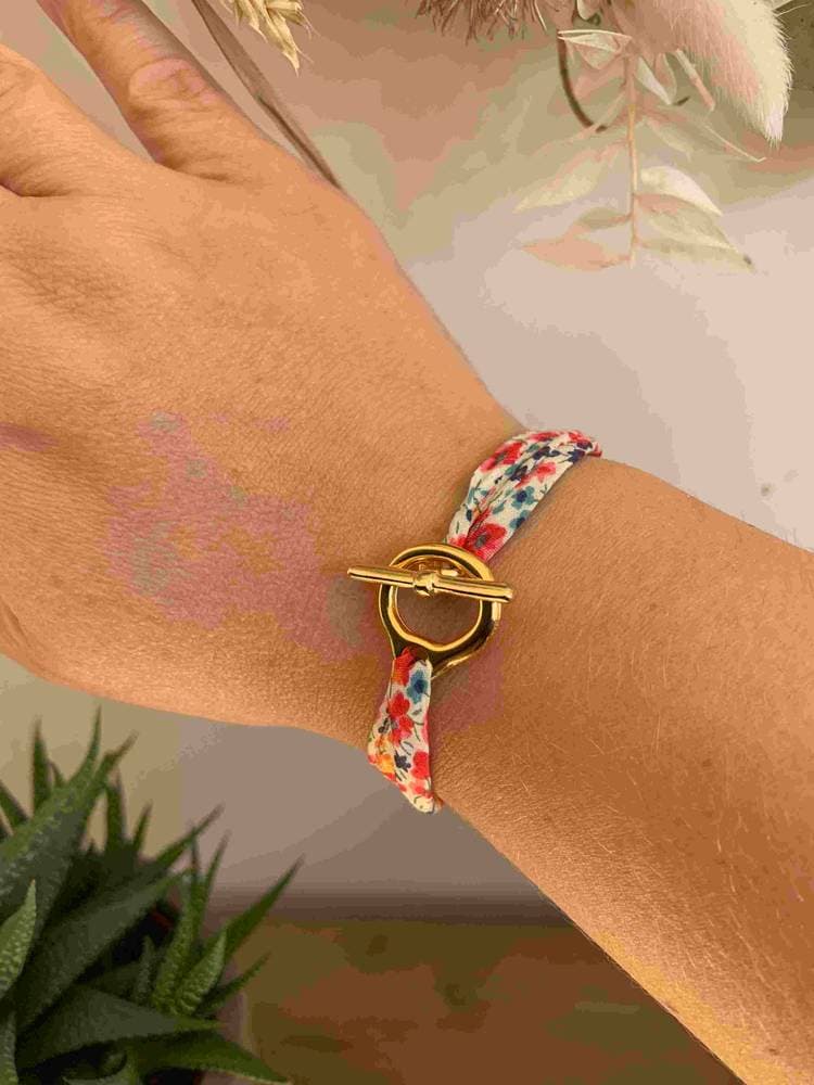 Bracelet Liberty Phoebe Pepsi fermoir bijou