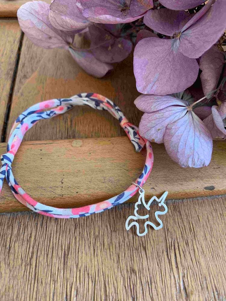 Bracelet Liberty Wiltshire Pois de senteur Licorne 