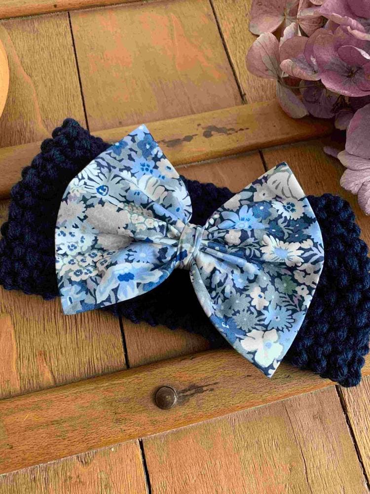 Bandeau Cache oreilles marine Liberty Thorpe Barjavel 0-24 mois