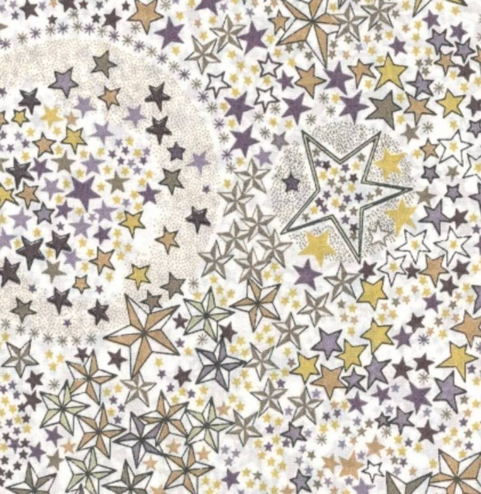 Liberty Adelajda beige vendu par multiples de 10 x 137 cm