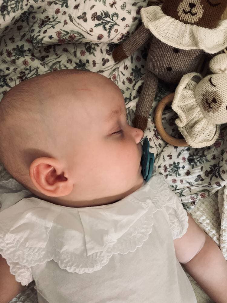 Lange ou foulard Double gaze bio « Les petits chardons »