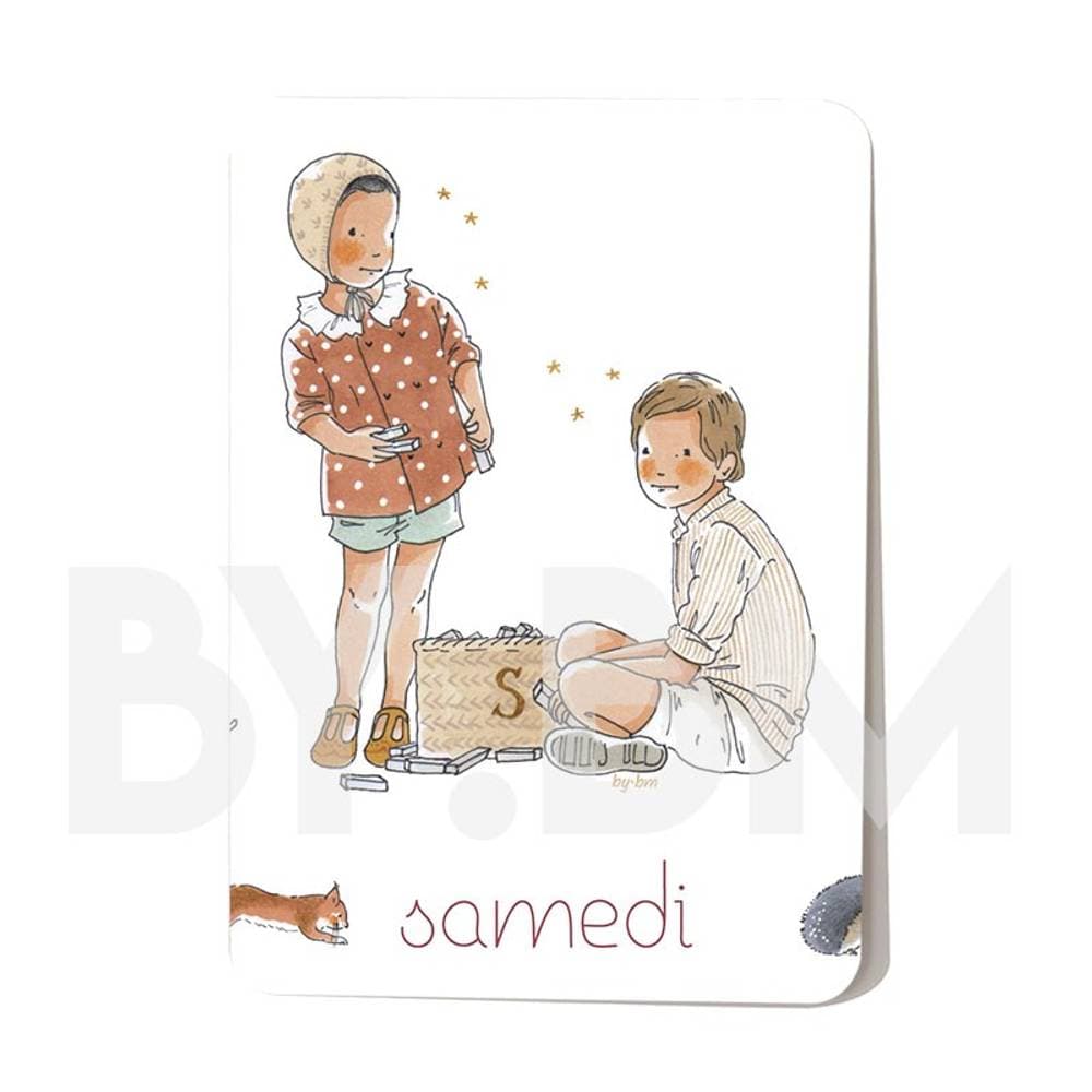 Cartes aimantées Ma petite semaine