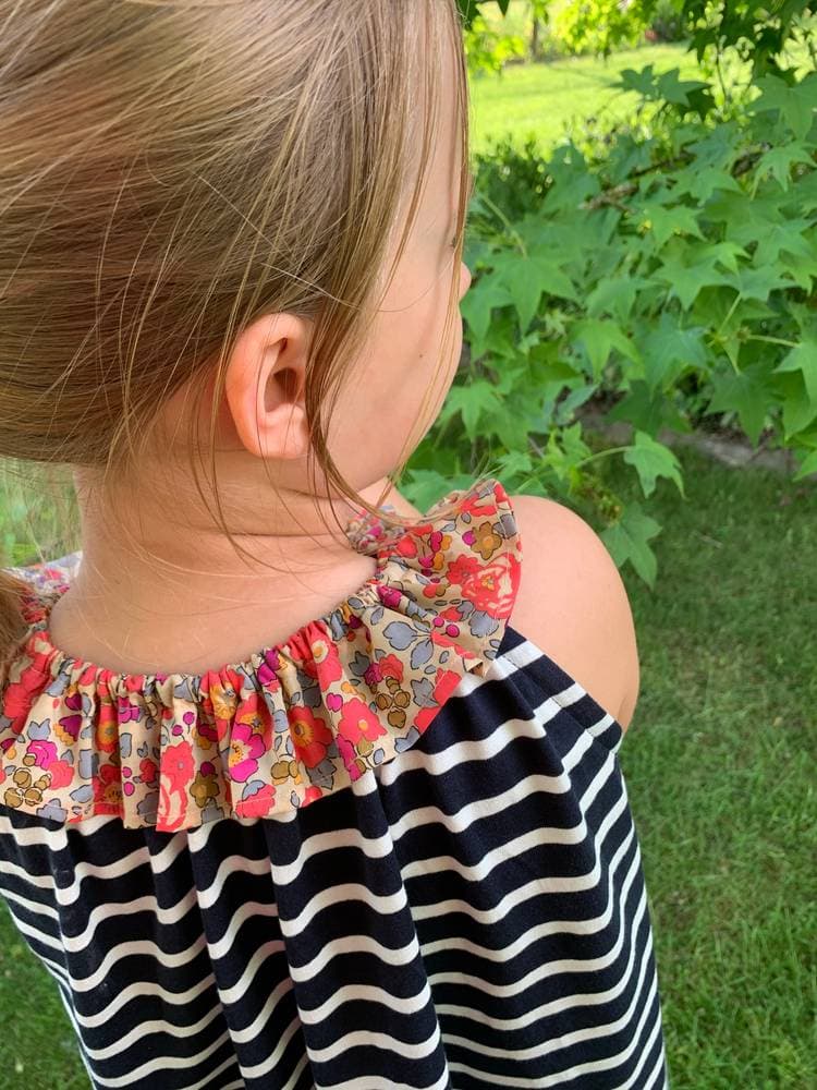 Blouse Victorine à col Liberty exclusif