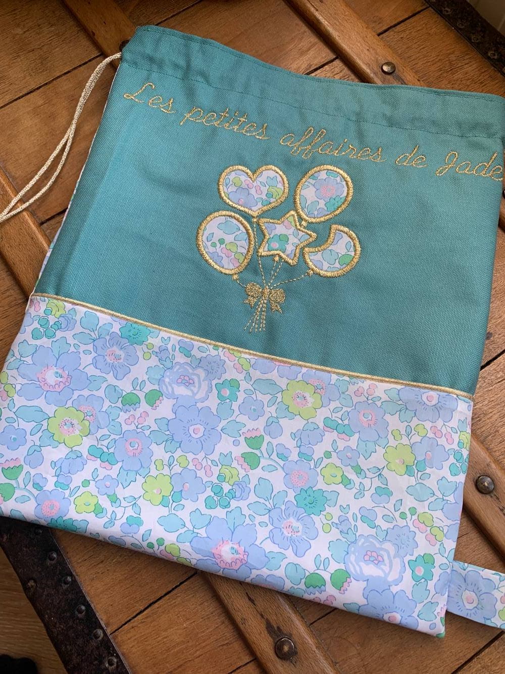 Sac à dos fermeture à coulisses sur commande