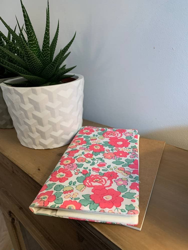 Carnet avec couverture en Liberty au choix sur commande