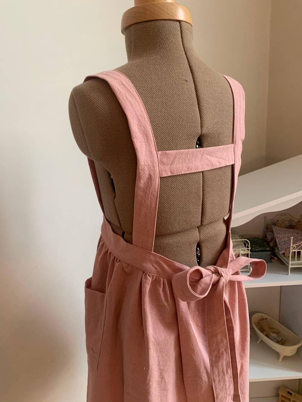 Tablier bois de rose à personnaliser