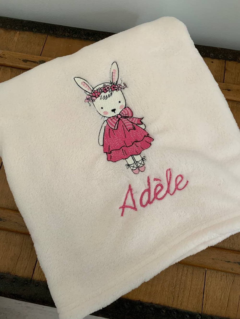 Couverture bébé Teddy doux à personnaliser