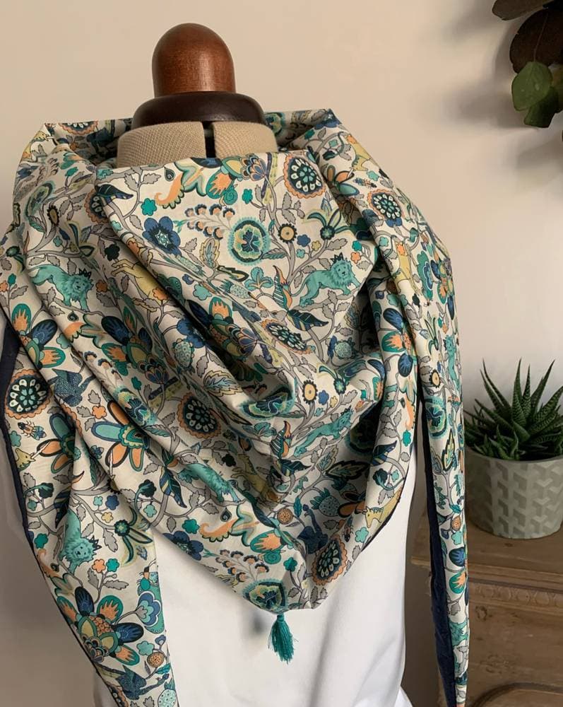 Chèche Liberty Forêt mystique doublure chaude