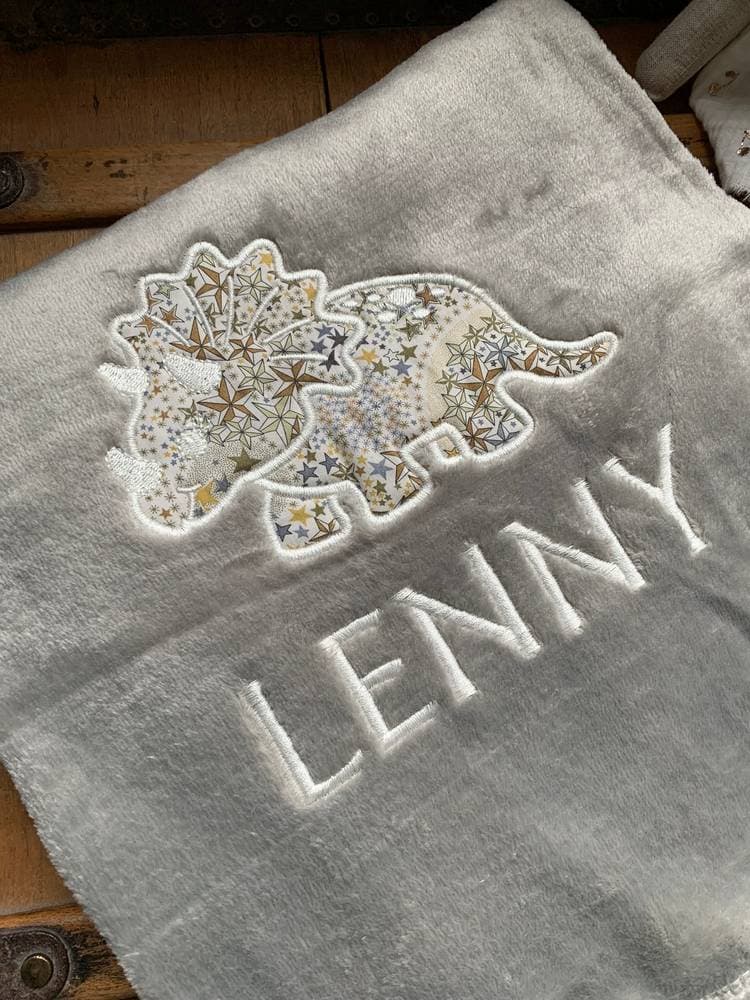 Couverture bébé Teddy doux à personnaliser