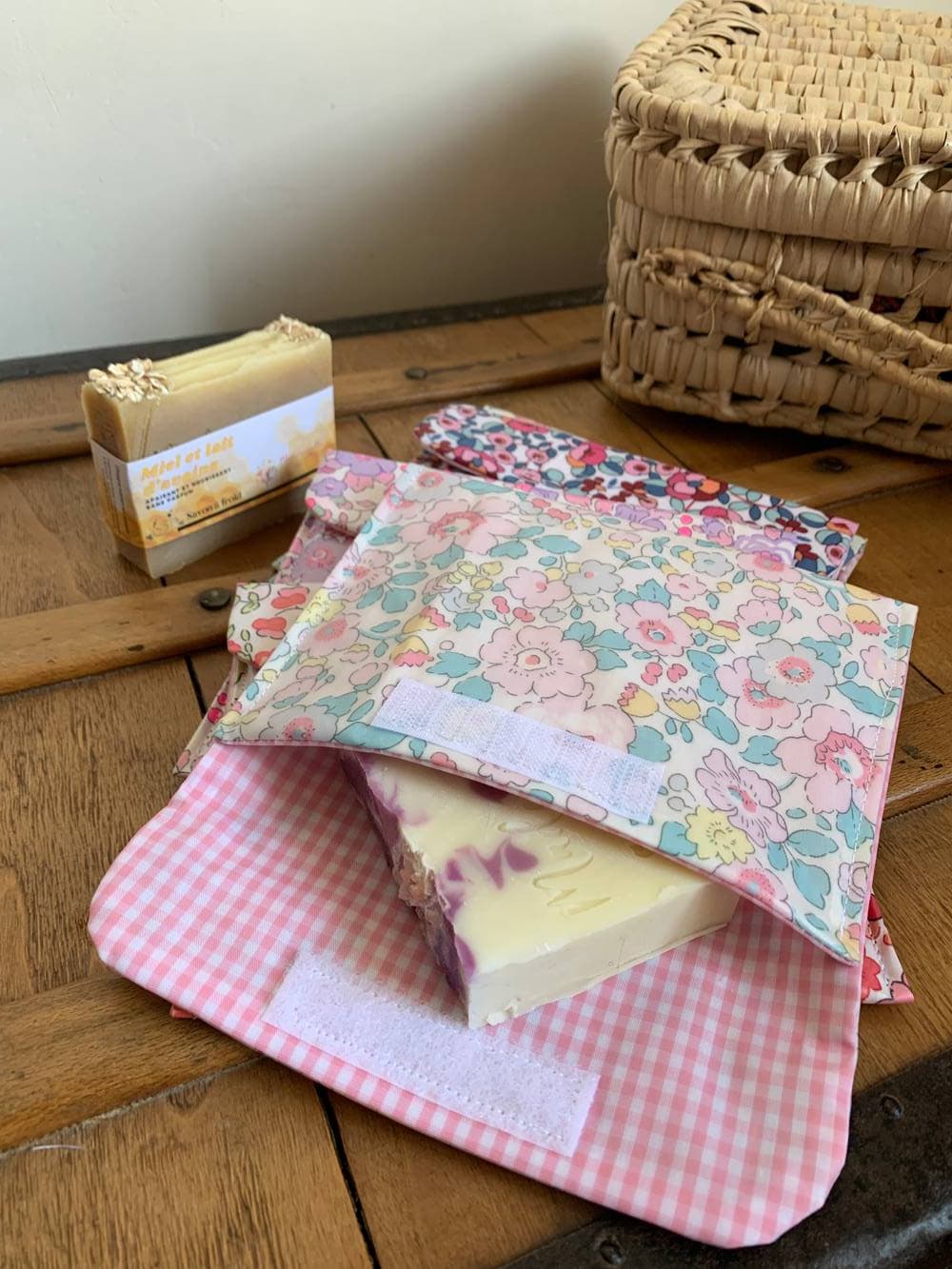 Pochette à savon enduite Betsy Tagada