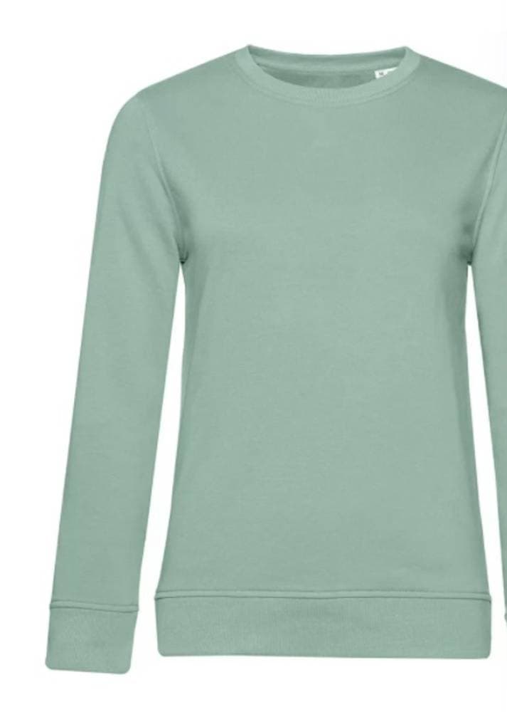 Sweat sauge femme coton bio à personnaliser sur commande