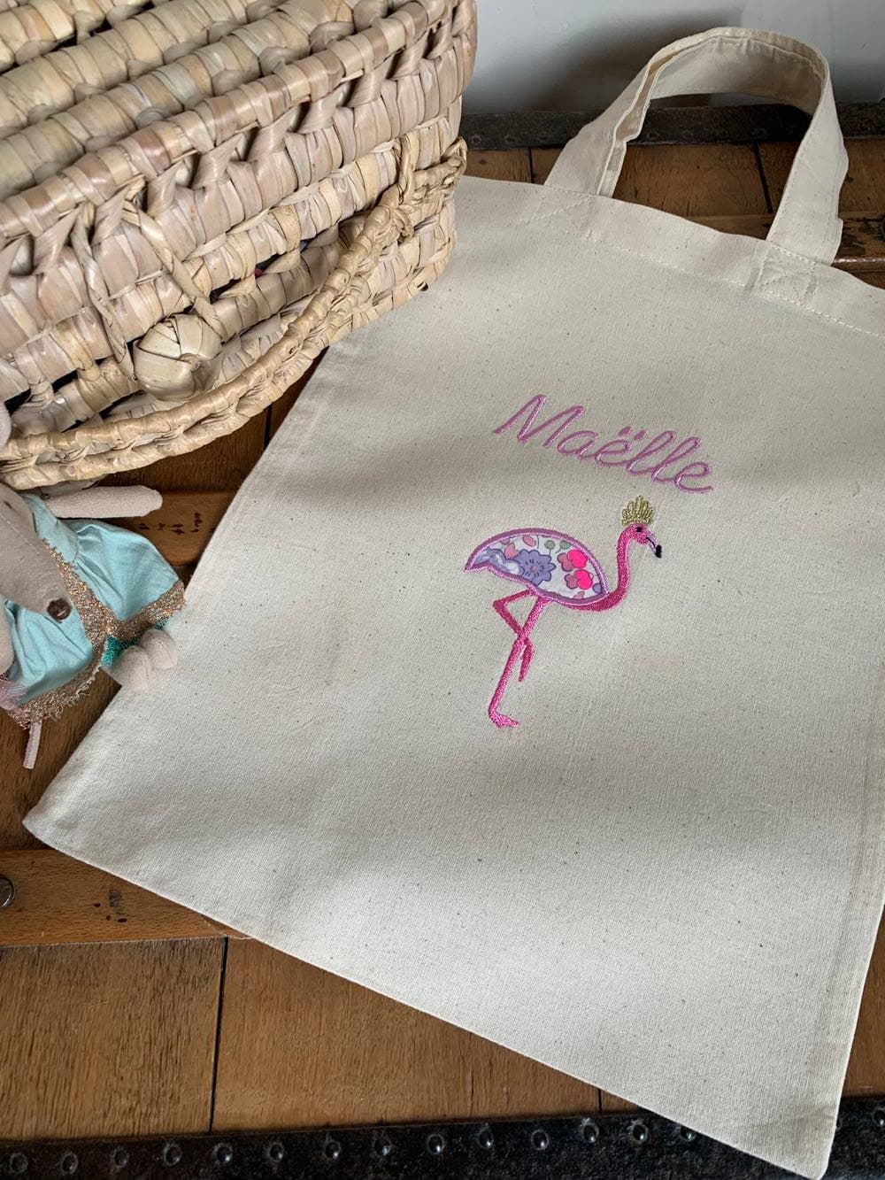 Mini tote bag à personnaliser