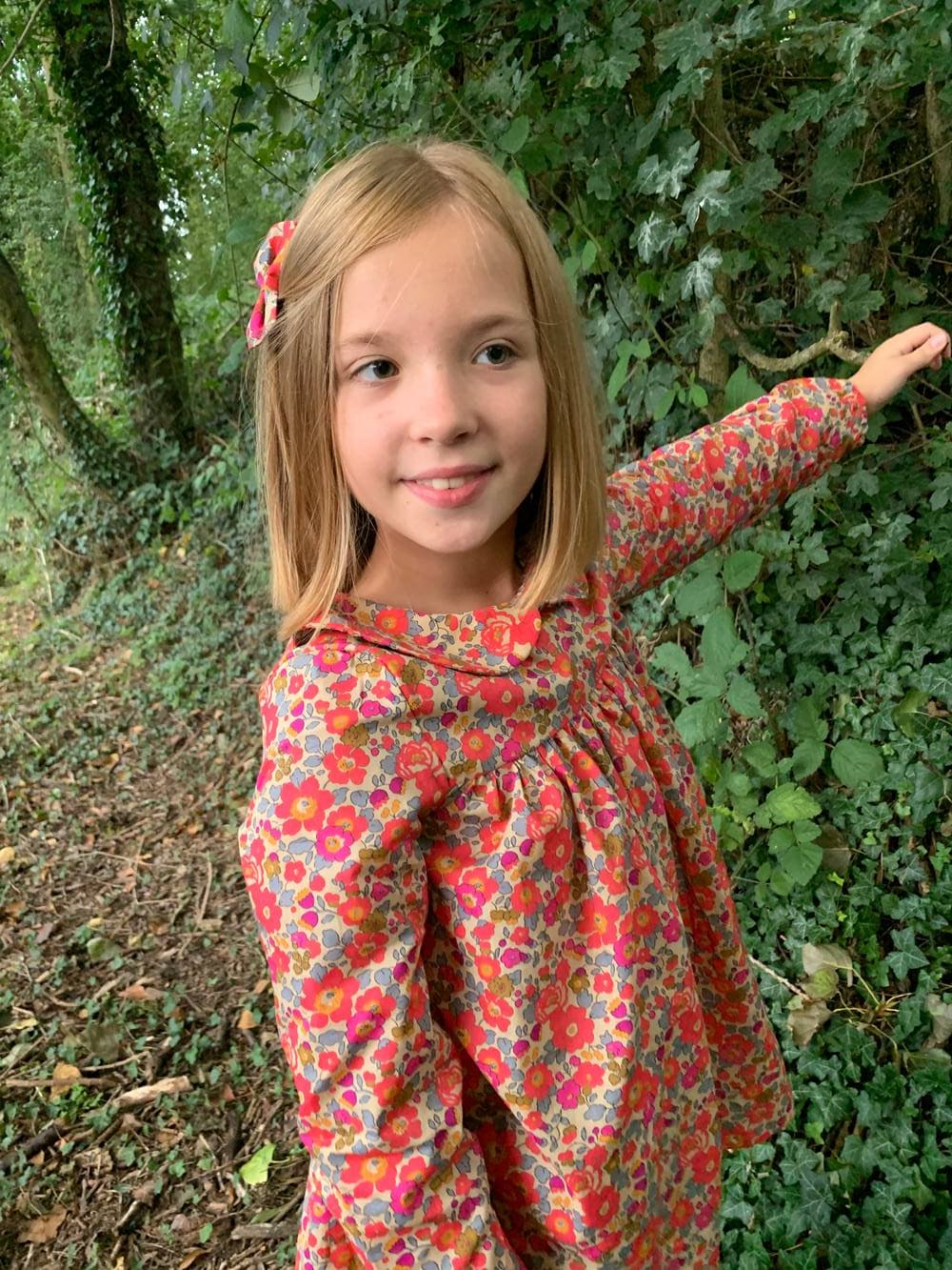 Blouse col claudine, victorien ou volanté Liberty exclusif sur commande