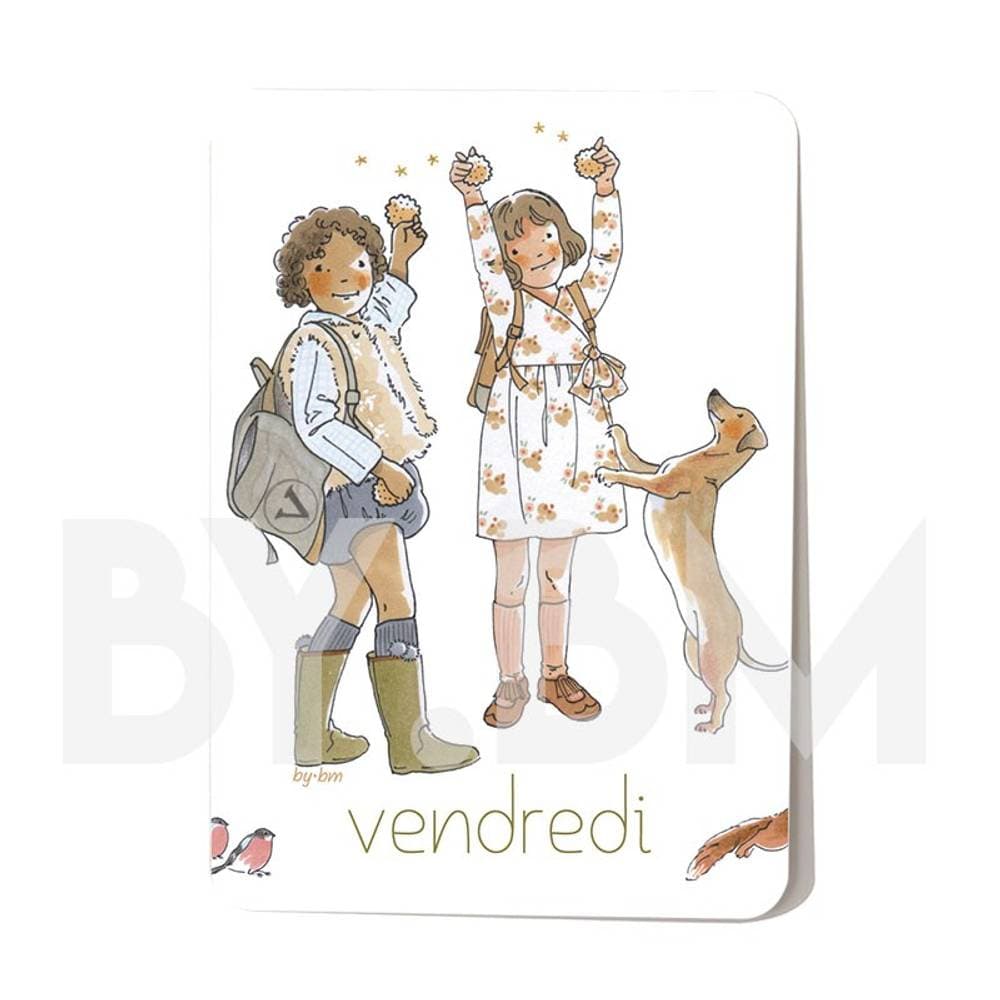 Cartes aimantées Ma petite semaine