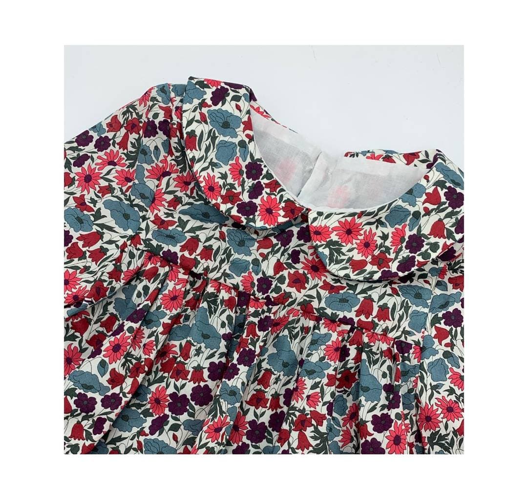 Blouse col claudine, victorien ou volanté Liberty classique sur commande