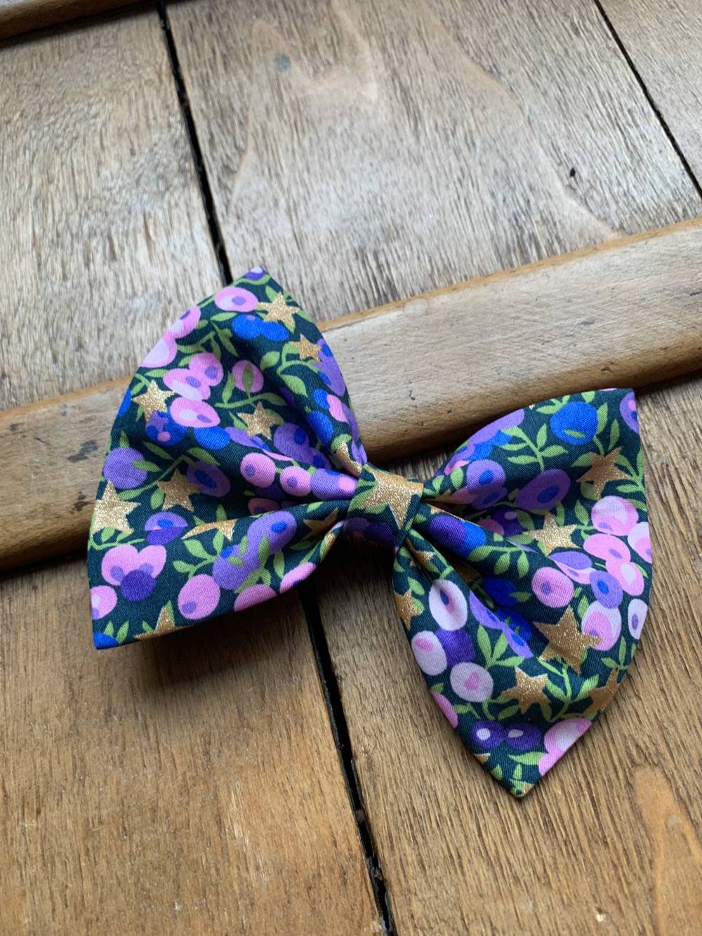 Barrette Liberty Wiltshire Stars violet Taille XL