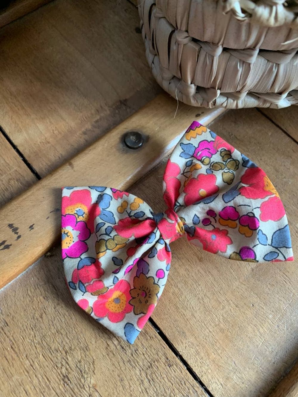 Barrette Liberty Betsy Fluo Thé Taille XL