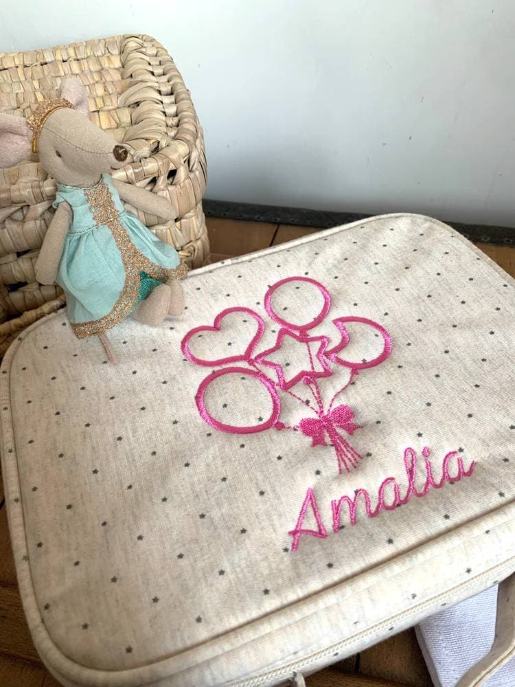 Valisette naissance à personnaliser sur commande