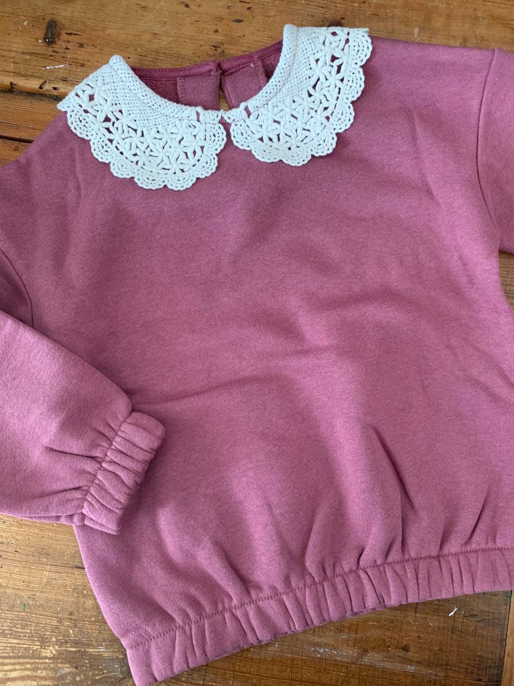 Sweat Prune à col à personnaliser