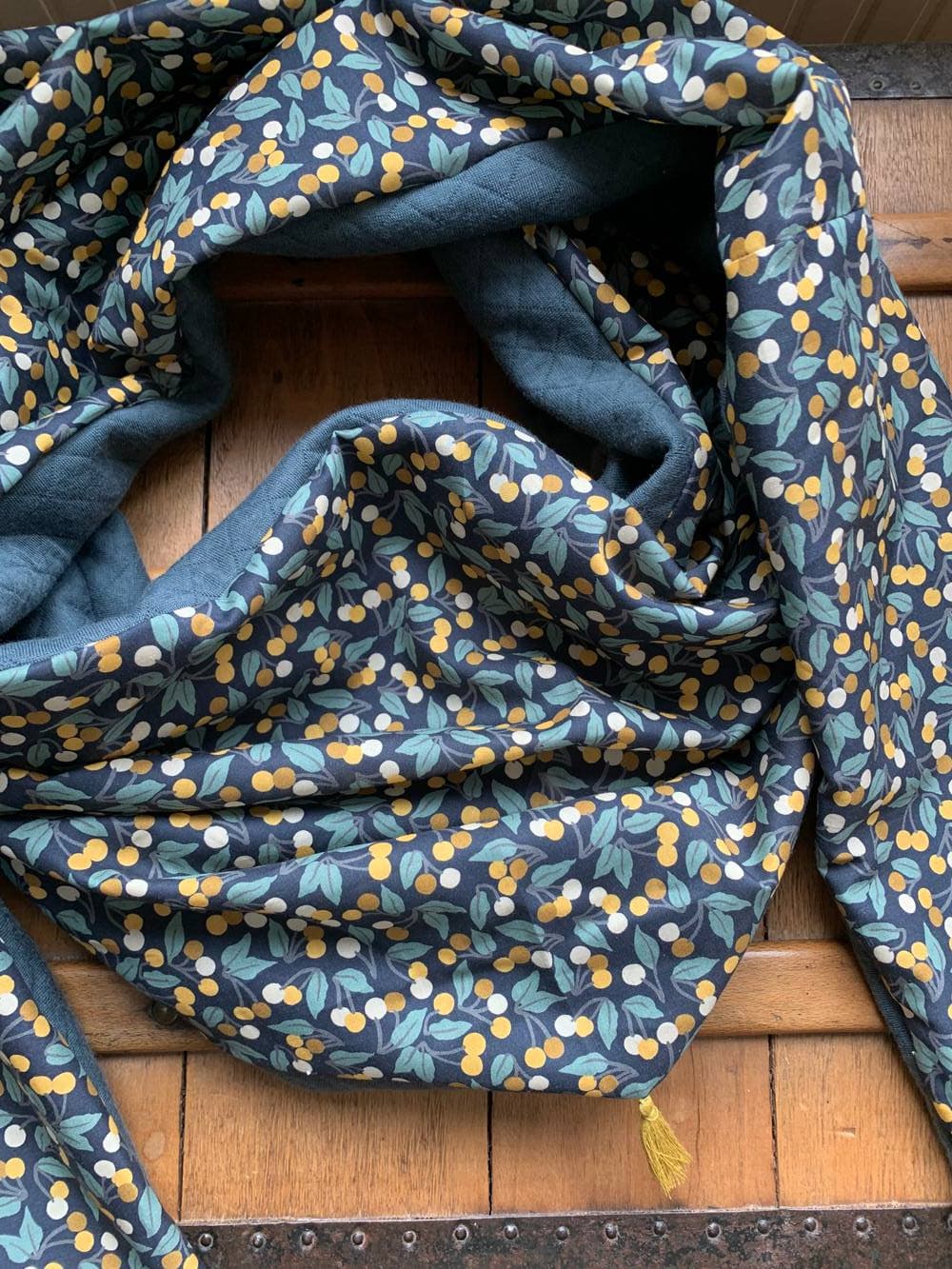 Chèche Liberty Cherry Drop doublure chaude