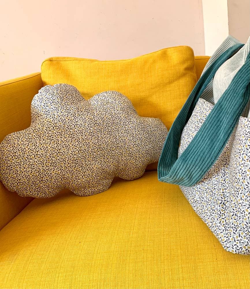 Coussin nuage Liberty exclusif au choix sur commande