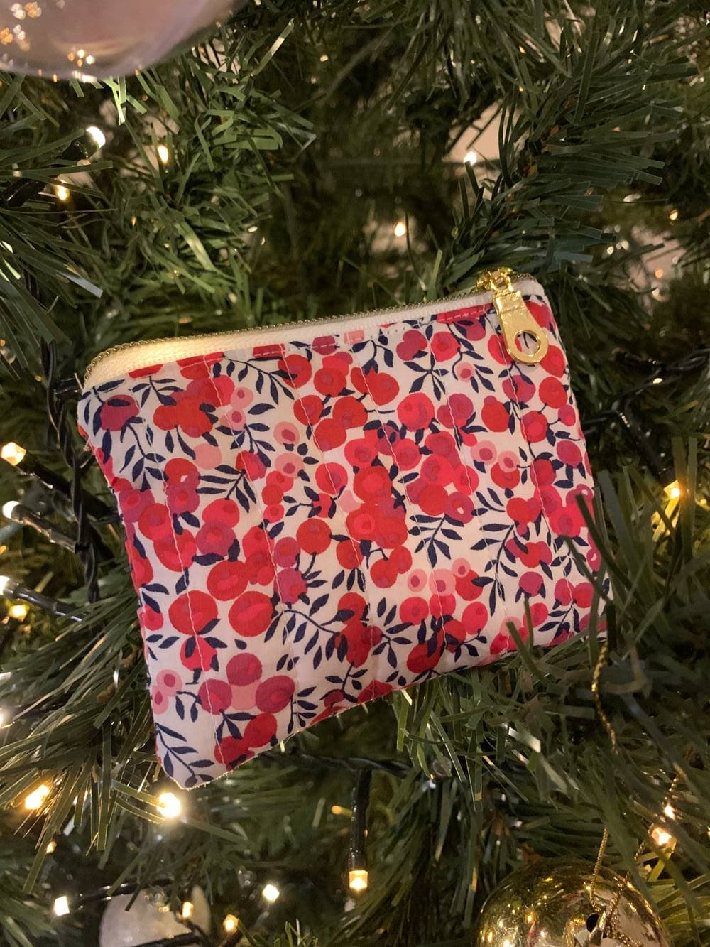 Porte monnaie Wiltshire rouge