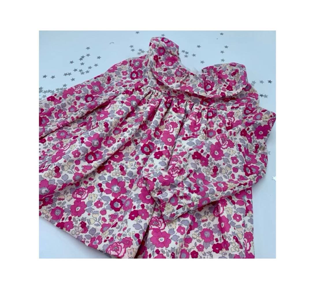 Blouse col claudine, victorien ou volanté Liberty exclusif sur commande