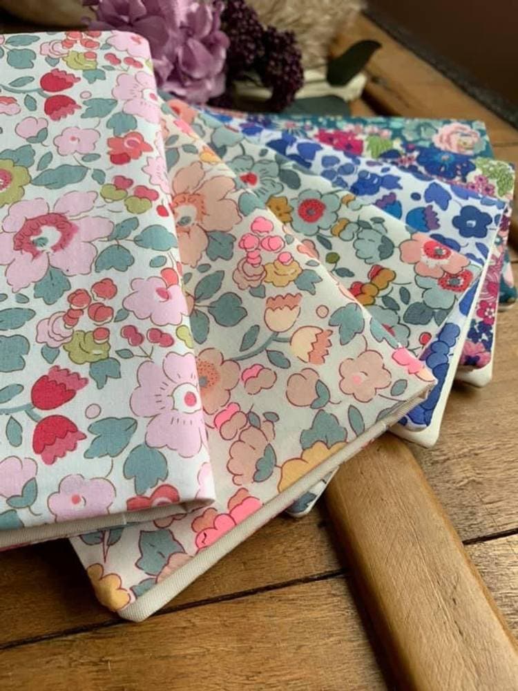 Carnet avec couverture en Liberty au choix sur commande