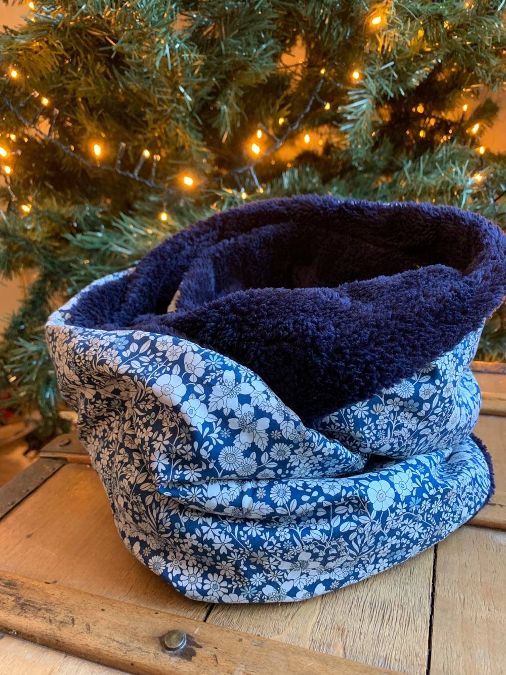 Tour de cou double Liberty June's Meadow navy