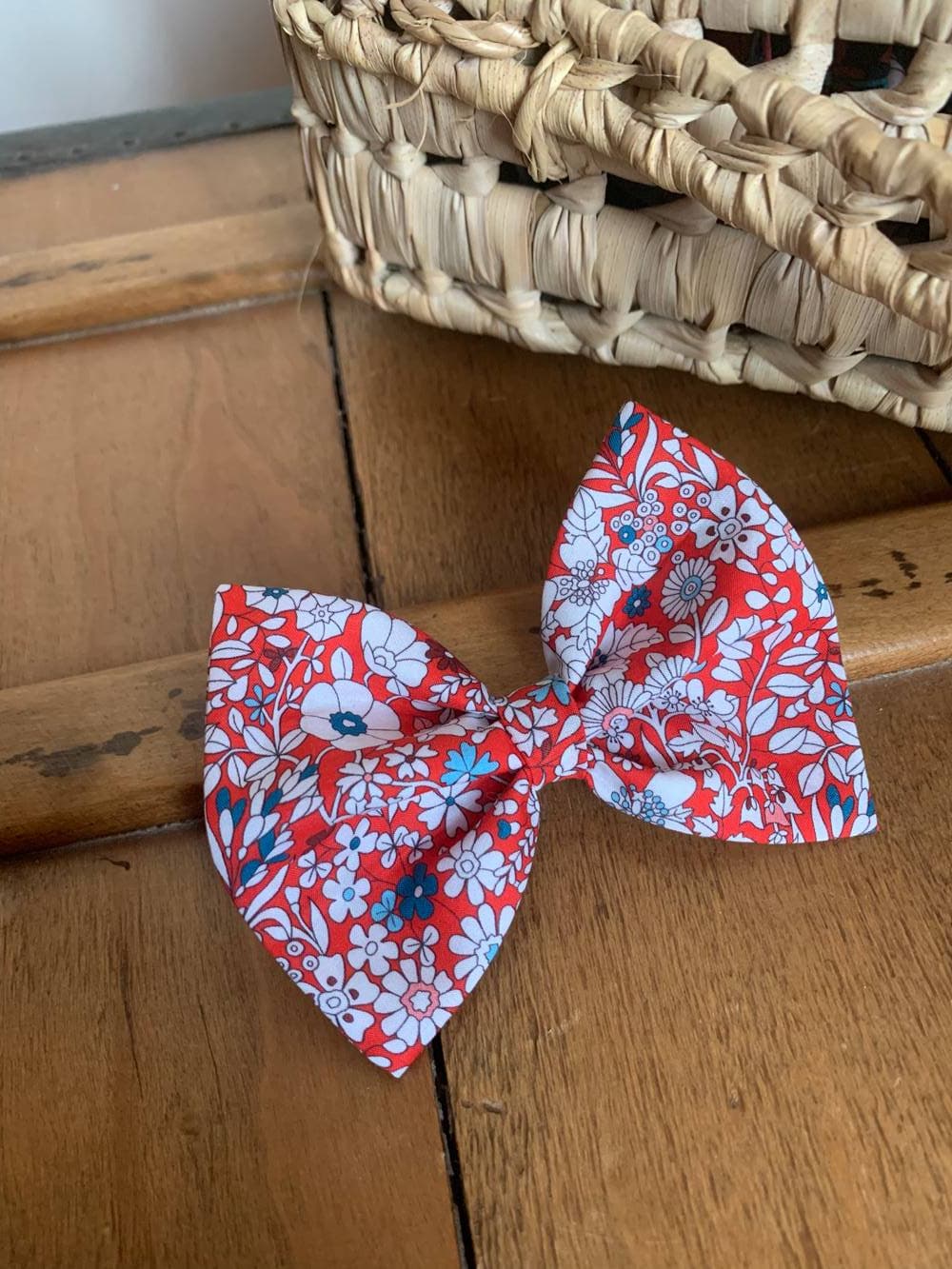 Barrette Liberty June's Meadow rouge exclu Taille XL