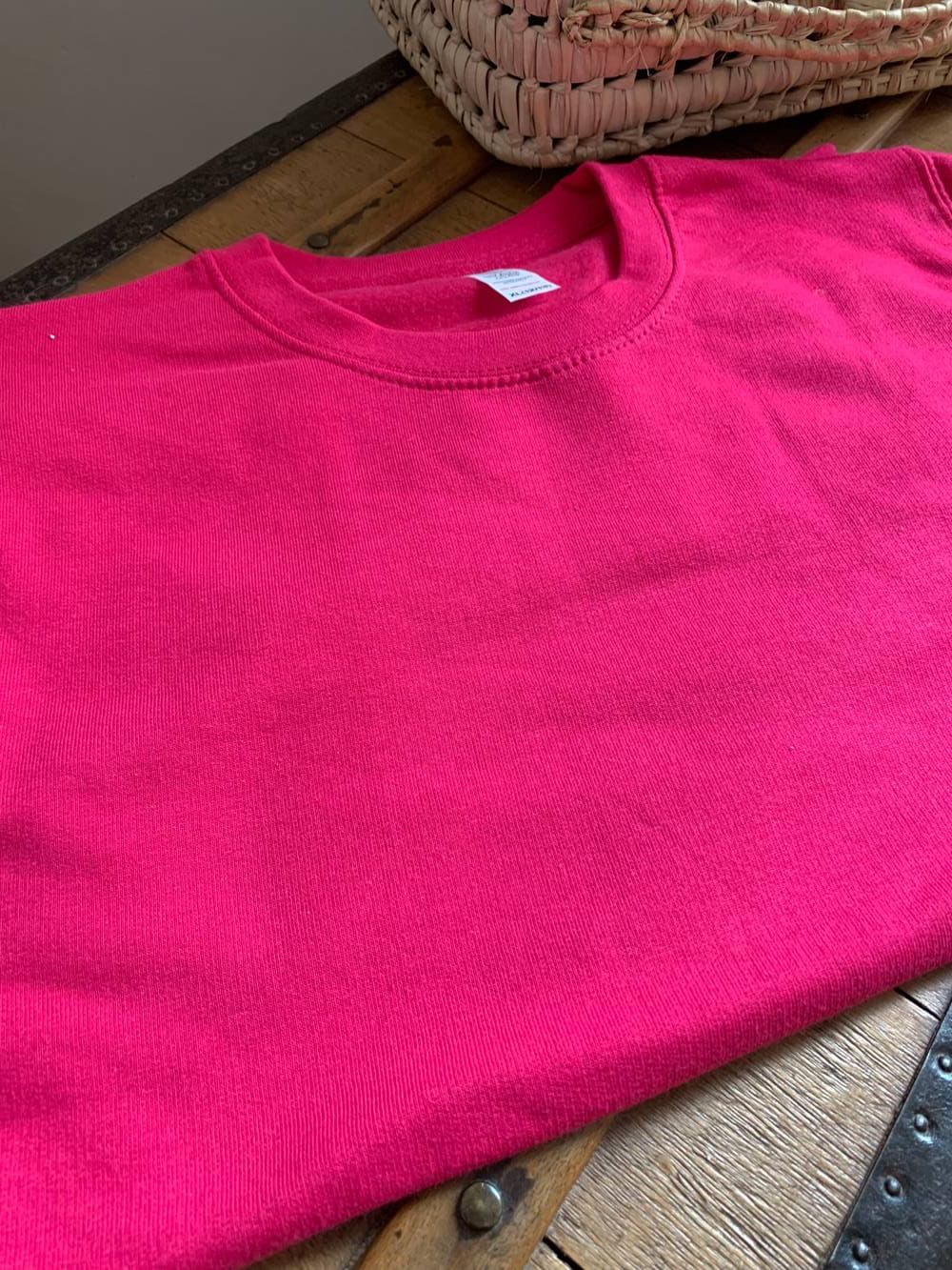 Sweat fuschia à personnaliser sur commande