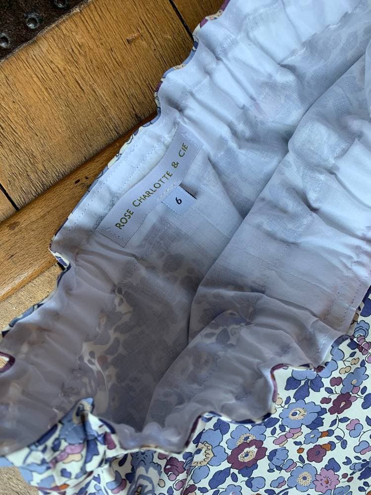 Short Jules (taille froufrou) Liberty exclusif sur commande