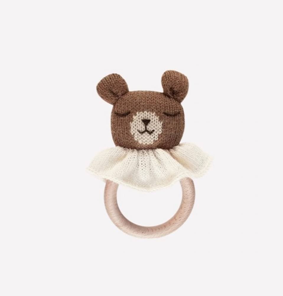 Anneau de dentition Main sauvage ourson