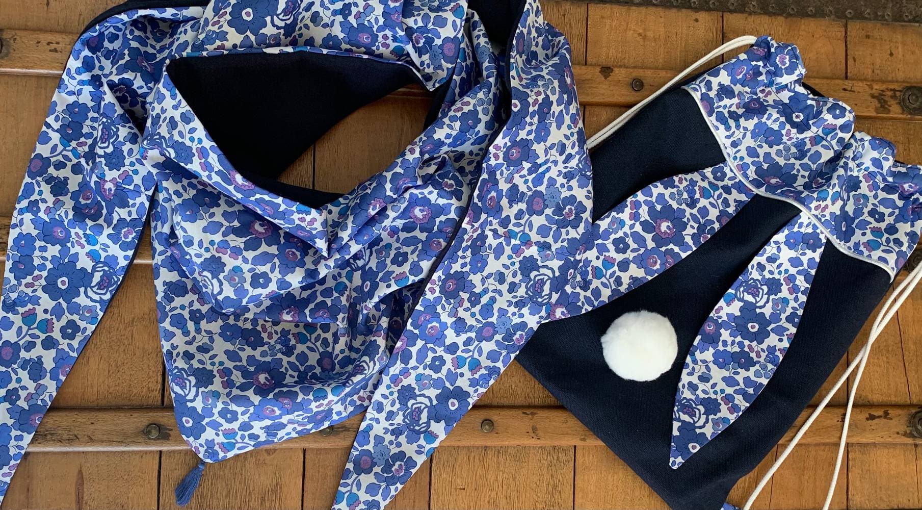 Sac à dos lapin liberty au choix sur commande