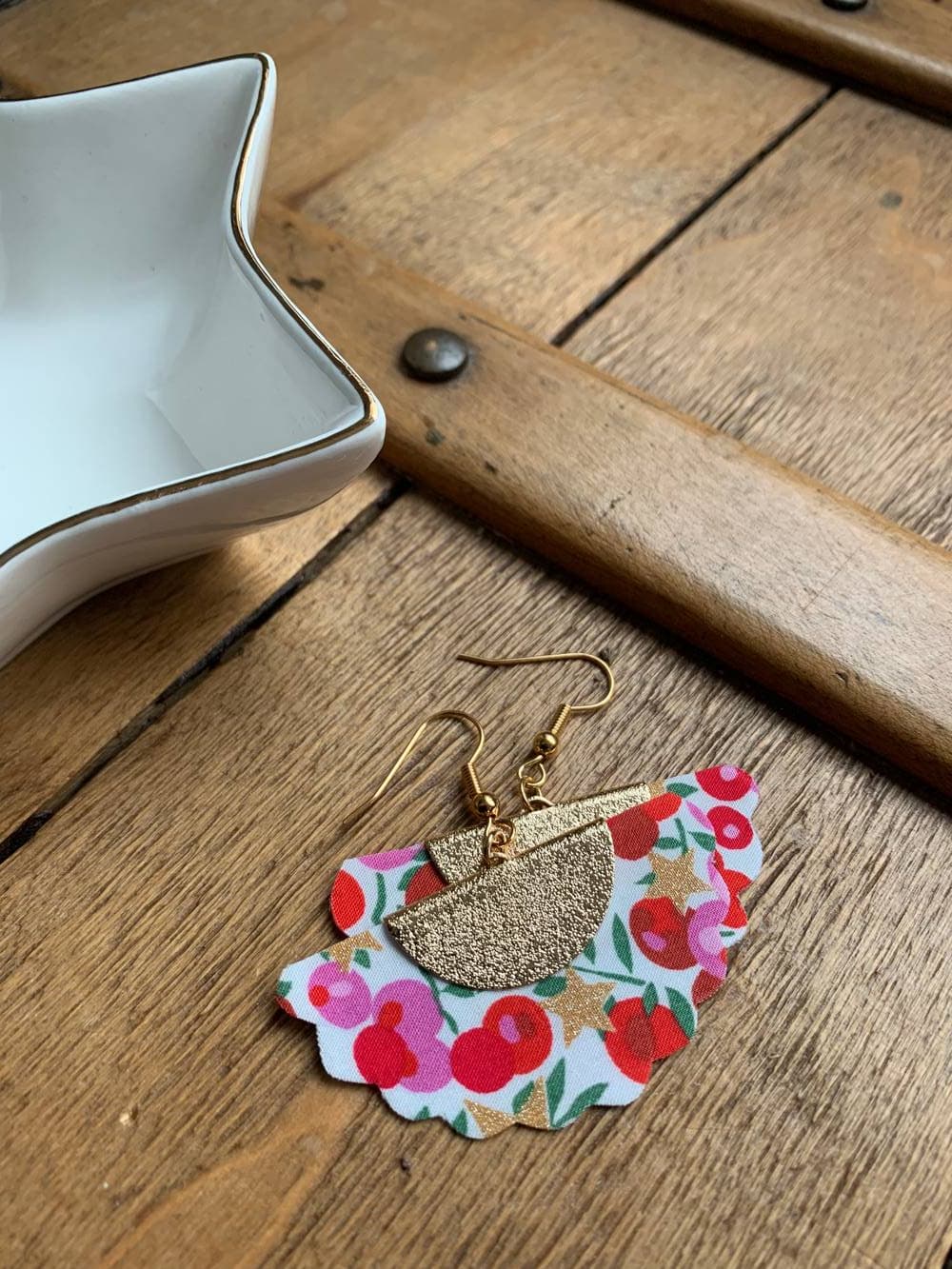 Boucles d'oreilles éventail Liberty Wiltshire Stars