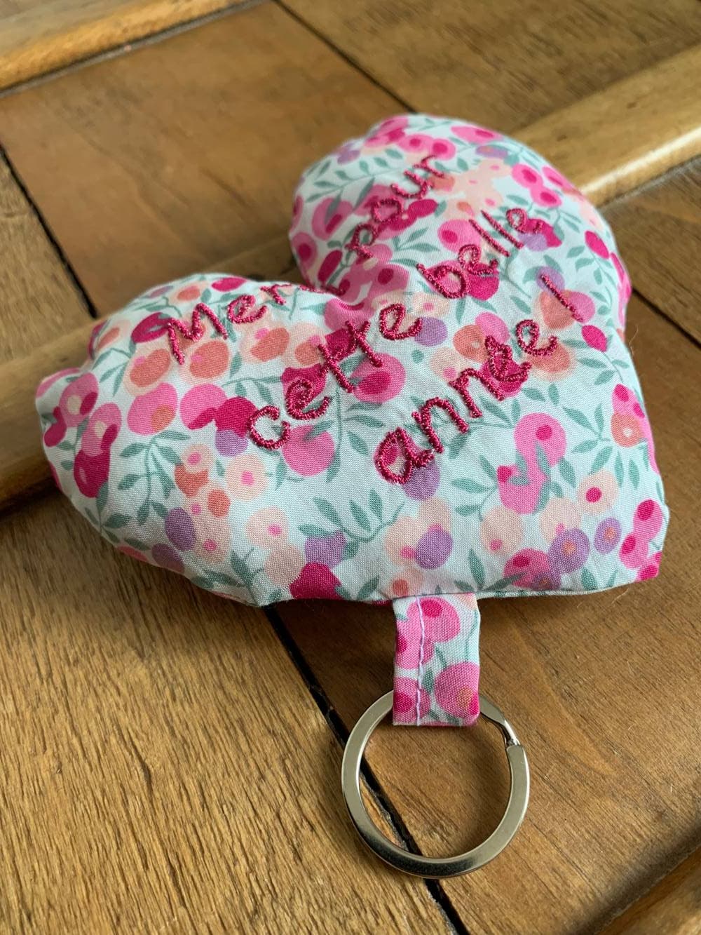 Porte clés coeur à personnaliser sur commande