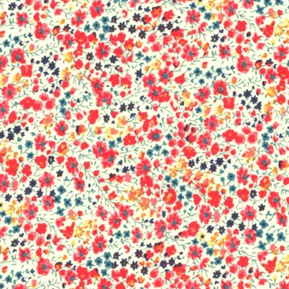 Liberty Phoebe Pepsi vendu par multiples de 10 x 137 cm